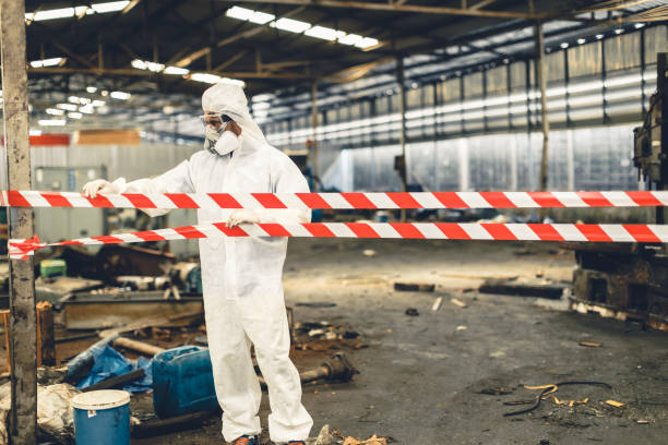 Professional Crime Scene Cleanup technician working in Newfoundland, NJ